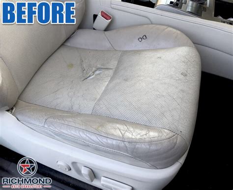 2014-2021 Lexus GX460 Leather Seat Cover: Driver Bottom, White ...