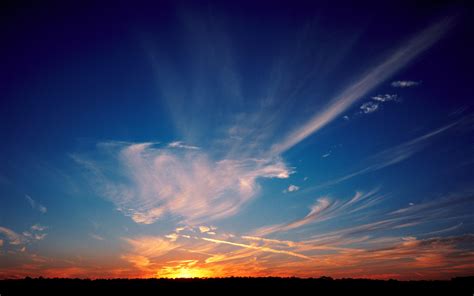 sunset, Blue, Clouds, Sun Wallpapers HD / Desktop and Mobile Backgrounds