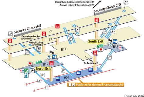 Tokyo Monorail : Monorail Guide > Haneda Airport Terminal 2 > Station ...