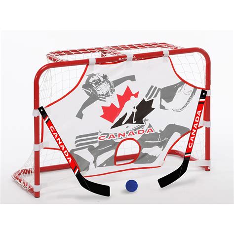 Hockey Canada Mini 32 Inch Hockey Net Set With 2 Sticks,Ball And Target ...