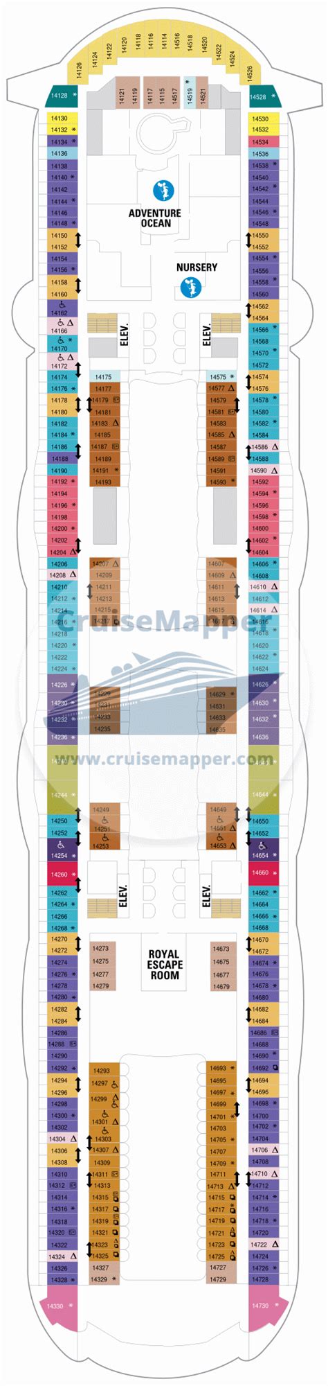 Oasis Of The Seas Floor Plan - floorplans.click