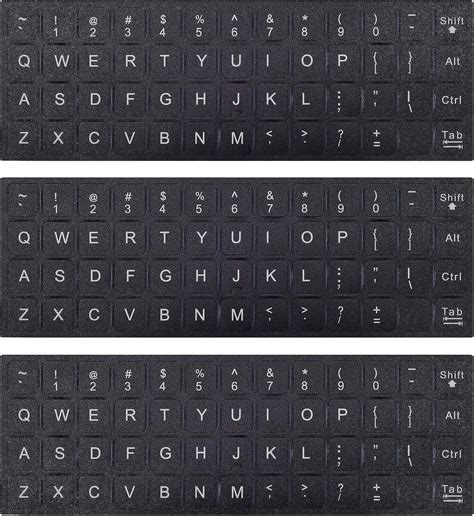 3PCS Universal English Keyboard Letter Stickers, Algeria | Ubuy