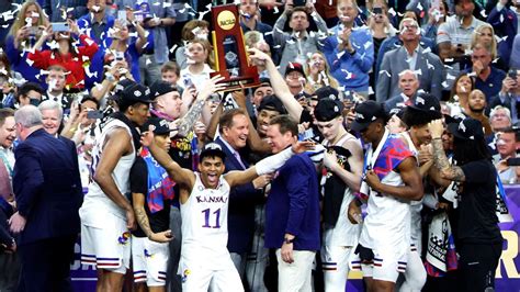 Fresh off winning 2022 NCAA men's basketball championship, Kansas ...