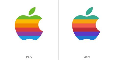 apple revives 1977 rainbow logo but colors don’t match the original