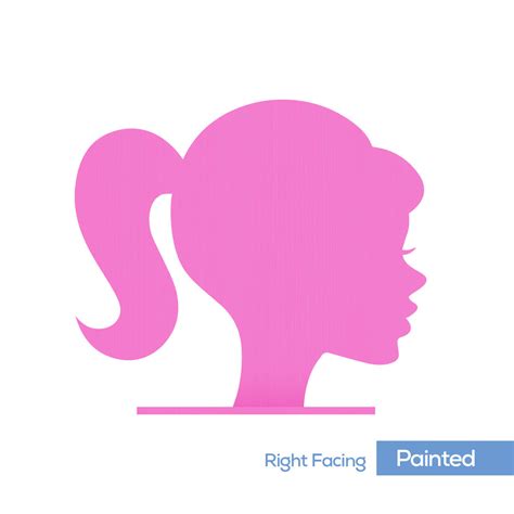 Barbie Silhouette Head