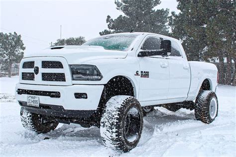 White Ghost - Lifted 2017 Dodge Ram 2500 Laramie on 37s