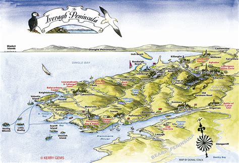 Kerry Gems Ring of Kerry Maps - Kerry Gems