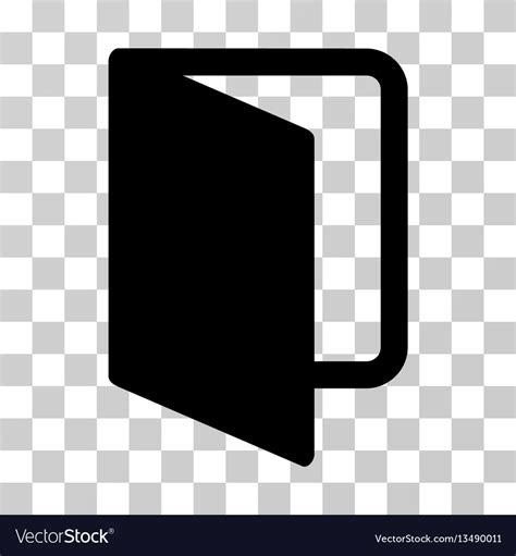 Open door icon Royalty Free Vector Image - VectorStock