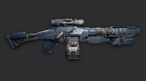 ArtStation - Sci Fi Machine gun