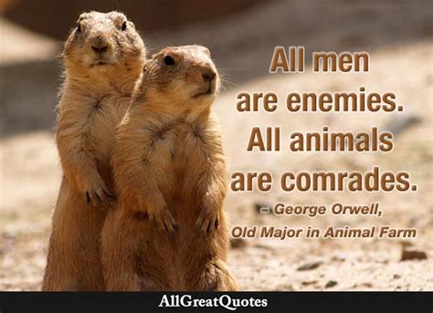 Animal Farm Old Major Quotes by George Orwell - AllGreatQuotes