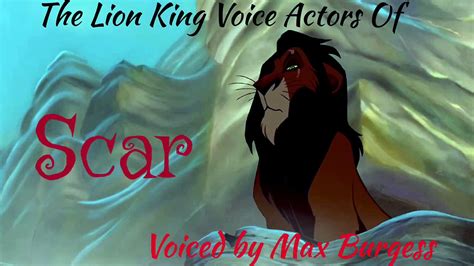 Scar Lion King Voice Original - Mariiana-blog