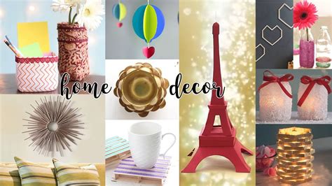 6 Home Decoration Items Handmade