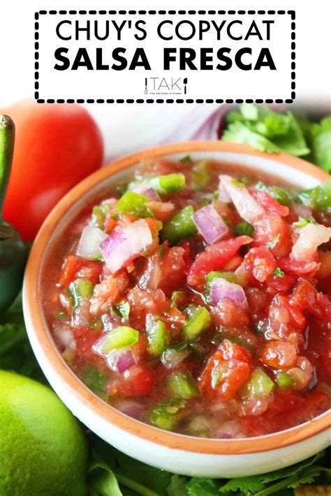 Salsa Fresca Recipe (Chuy's Copycat!)