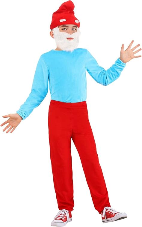 Papa Smurf Costume For Kids Child The Smurfs Costume Papa Smurf ...