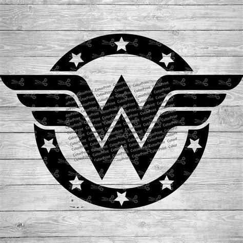 Wonder Woman Logo SVG,EPS & PNG Files - Digital Download files for ...