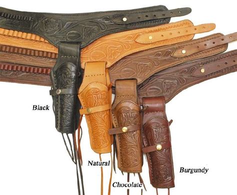 Details about 22 Caliber .22 Western Gun Belt Single Right Hand Holster ...