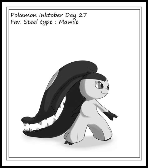 Pokemon Inktober day 27: Fav. Steel type : Mawile by AsteraArt on ...