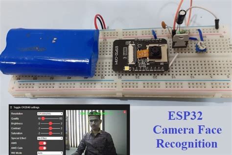 Face Recognition using ESP32 Camera Module -ESP32 Mini projects