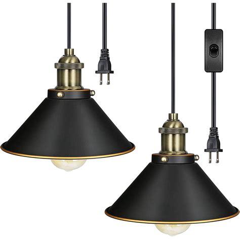 Pendant ORB Plug in Hanging Light, Indoor Ceiling Light for Kitchen ...