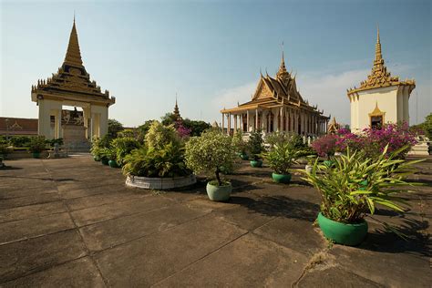 Temples, Phnom Penh, Cambodia, Indochina, Asia Digital Art by Ben Pipe ...