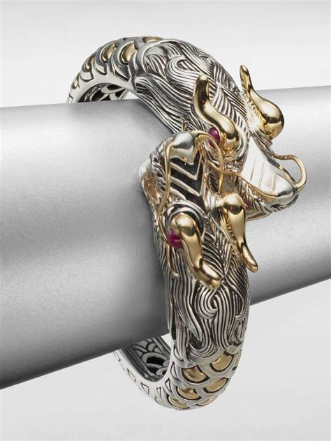 John Hardy Double Dragon Bracelet SS925 SILVER...& GOLD | Silver ...