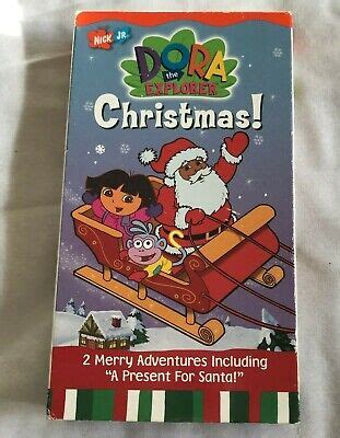 DORA THE EXPLORER ~ Christmas! ~ Vhs, 2002 ~ 2 Merry Adventures~Nick Jr ...