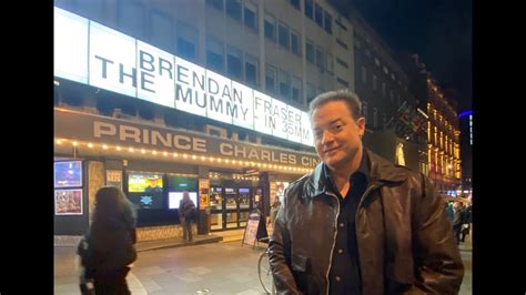 Brendan Fraser - Surprise Intro before THE MUMMY at The Prince Charles ...