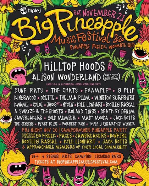 The Big Pineapple Music Festival 2020