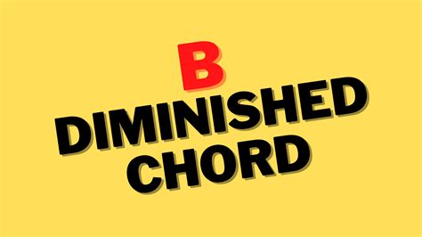 Learn the B Diminished Chord on the Piano - Improve Piano