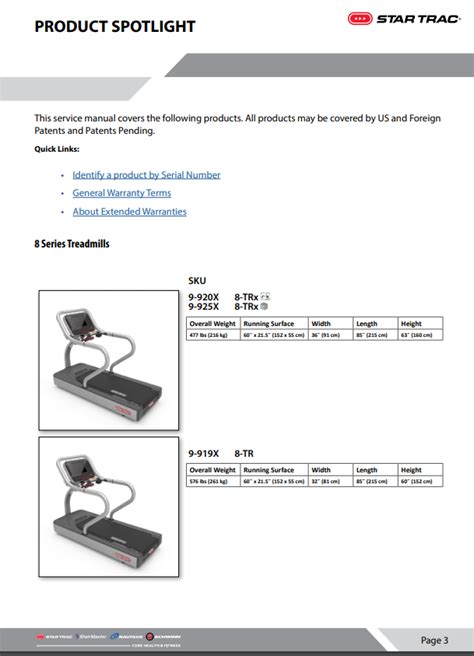 Treadmill Service Manual