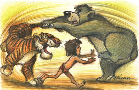 Jungle Book: Mowgli, Baloo and Shere Khan - Fight Scene - - Catawiki