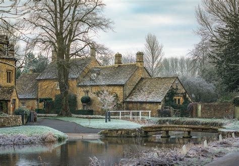 Homes England, English Village, English Cottages, Winter Images, Winter ...