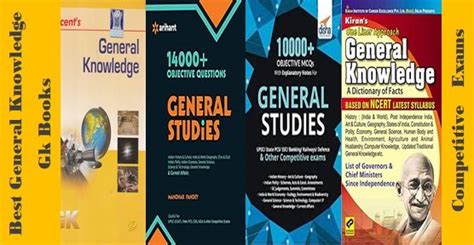 7 Best General Knowledge (GK) Books for Competitive Exams 2024