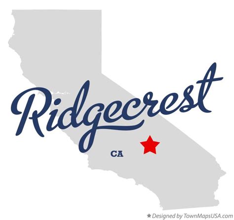 Ridgecrest California Map | Time Zones Map