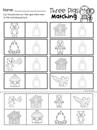 Three Little Pigs Activities Printables