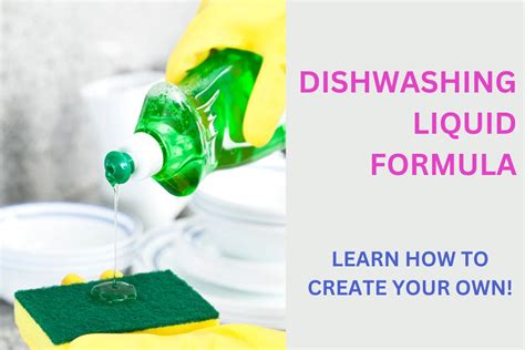 Unlocking the Secrets of Dishwashing Liquid Formula: A Comprehensive ...