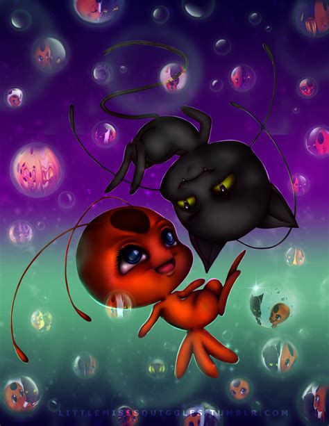 Tikki and Plagg - Miraculous Ladybug Fan Art (40278721) - Fanpop