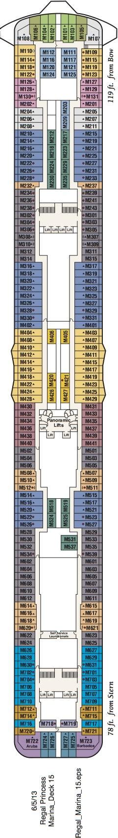 Regal Princess Deck Plans