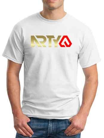 Arty Logo T-Shirt ~ Ardamus.com DJ T-Shirts Merch