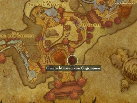 Gemischtwaren von Orgrimmar - Landmark - Map & Guide - Freier Bund ...