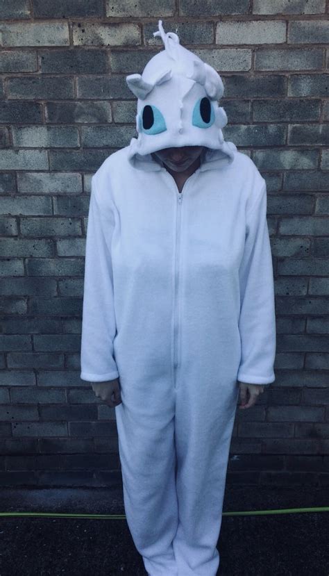 Light Fury Costume/ Light Fury Onesie/ Dragon Kigurumi/ Dragon - Etsy