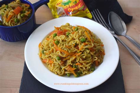 Vegetable Maggi Noodles - Rumki's Golden Spoon