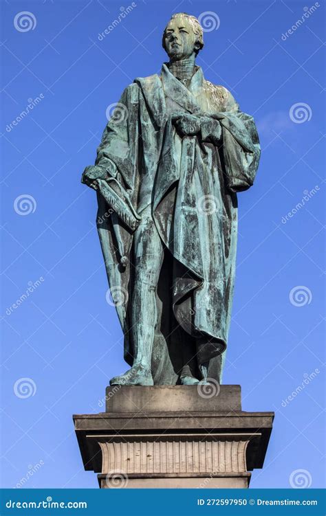 William Pitt the Younger Statue in Edinburgh, Scotland Editorial Image ...