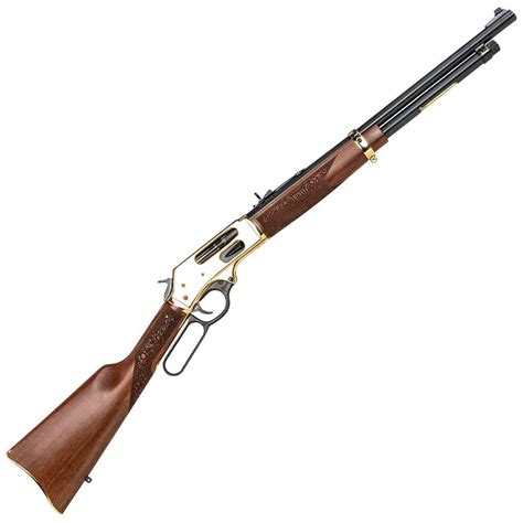 Henry Side Gate Blued/Polished Brass Lever Action Rifle - 45-70 ...