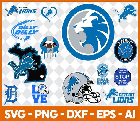 Detroit Lions NFL Svg - National Football League Svg - Digital Download