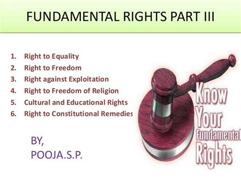 Fundamental rights part iii