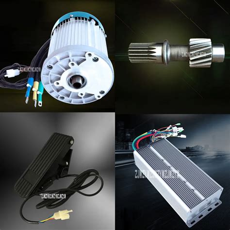 1PC High Power Differential Motor+1PC Differential Controller+1PC Gear ...