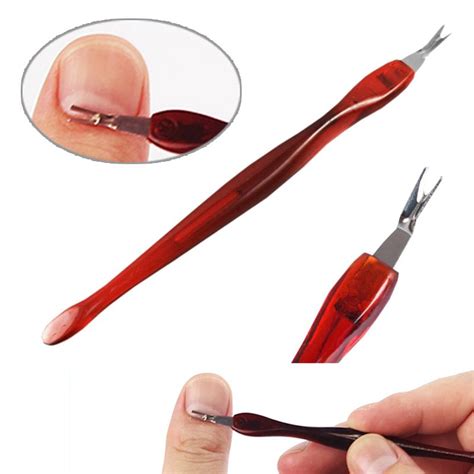 Cuticle Pusher for Professional Nail Art Design V type Nail Tool Dead ...