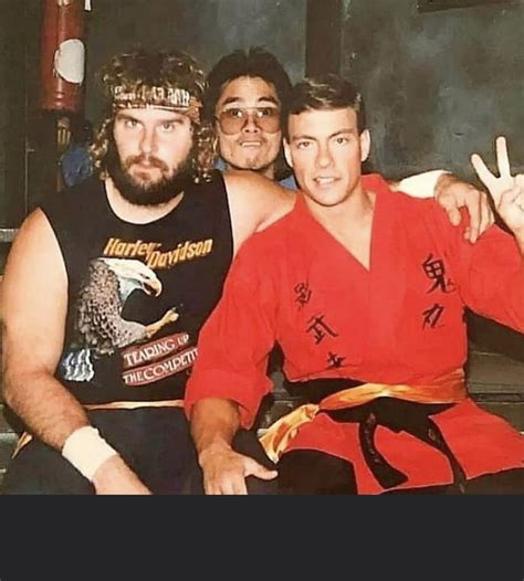 Jean-Claude Van Damme on the set of Bloodsport 1988 - 9GAG