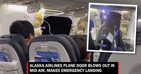 Alaska Airlines plane door blows out in mid-air, makes emergency ...